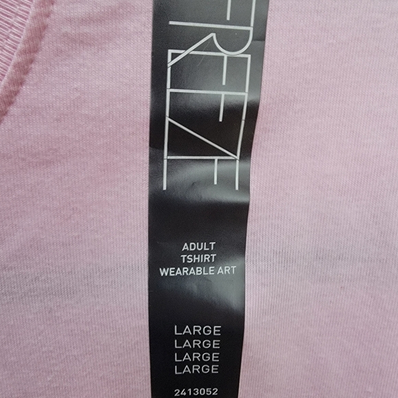 Marvel Groot Pink Short Sleeve T-Shirt with Yellow Flower Size Large NWT - Picture 3 of 3